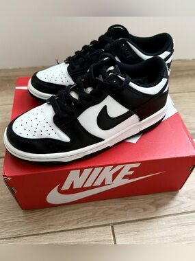 Nike Dunk Low Panda Black White GS Size 5Y Youth / Women’s 6.5